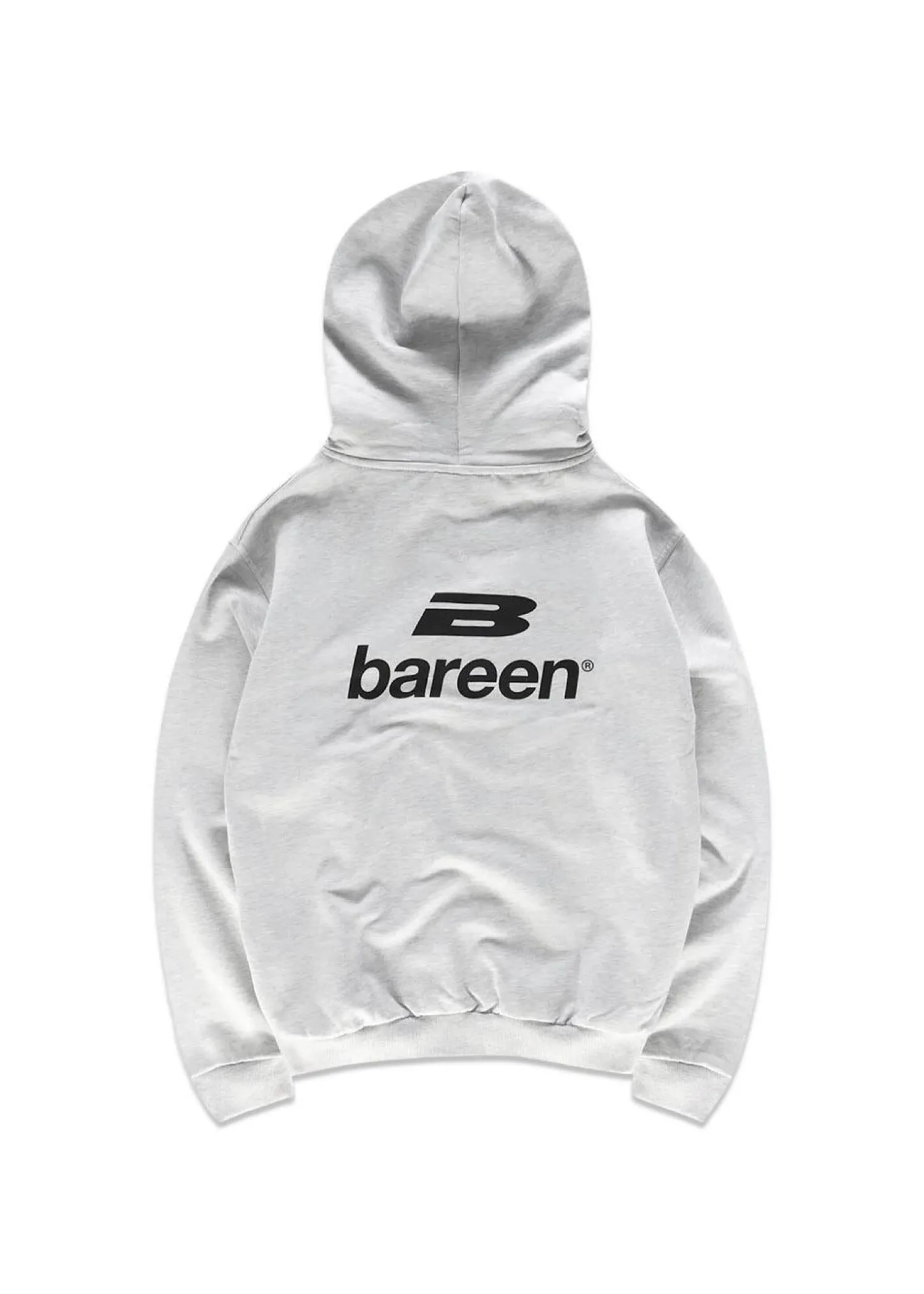Bareen Oversized Zip Hoodie Logo