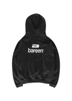 Bareen Oversized Zip Hoodie Logo