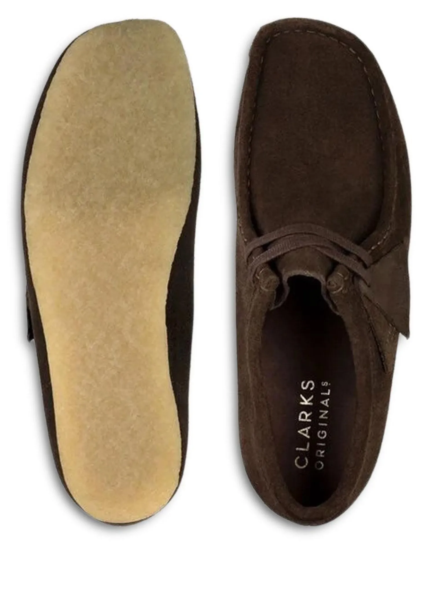 Clarks Originals Wallabee Dark Brown Suede