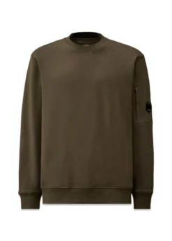 C.P. Company Diagonal Raised Fleece Crewneck Lens