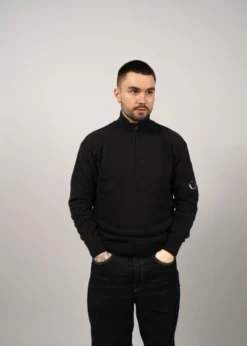 C.P. Company Half Zip Lambswool GRS