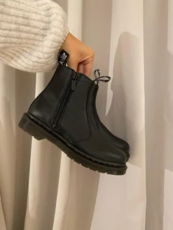 Dr. Martens 2976 W/Zips Black Milled Nappa