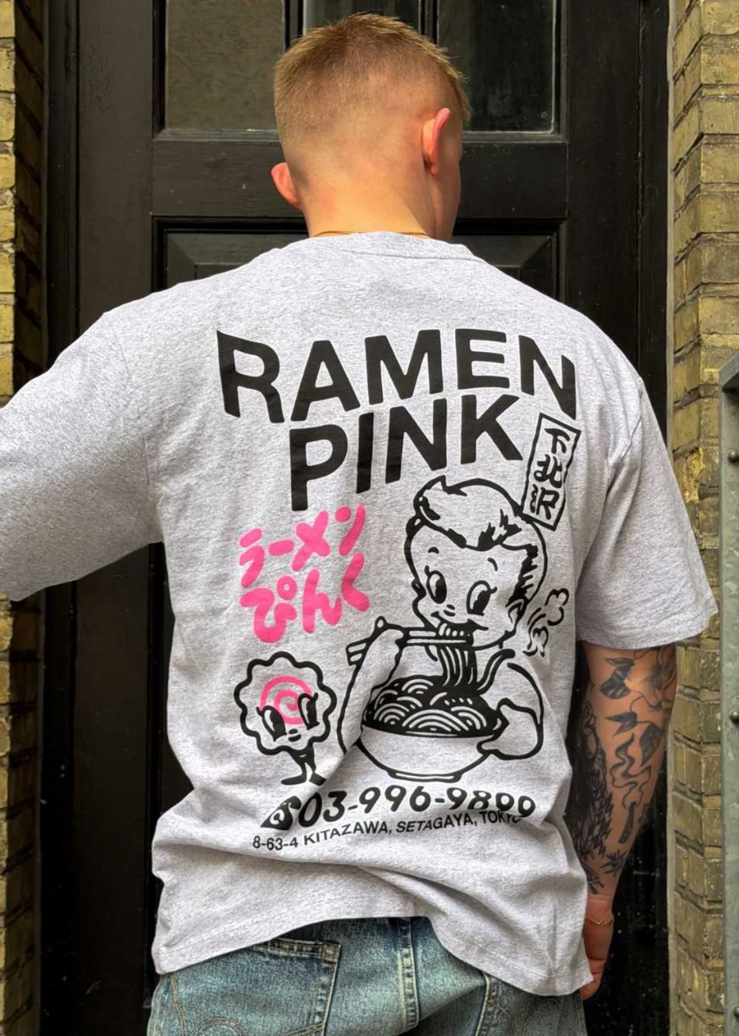 Edwin Ramen Pink T-Shirt