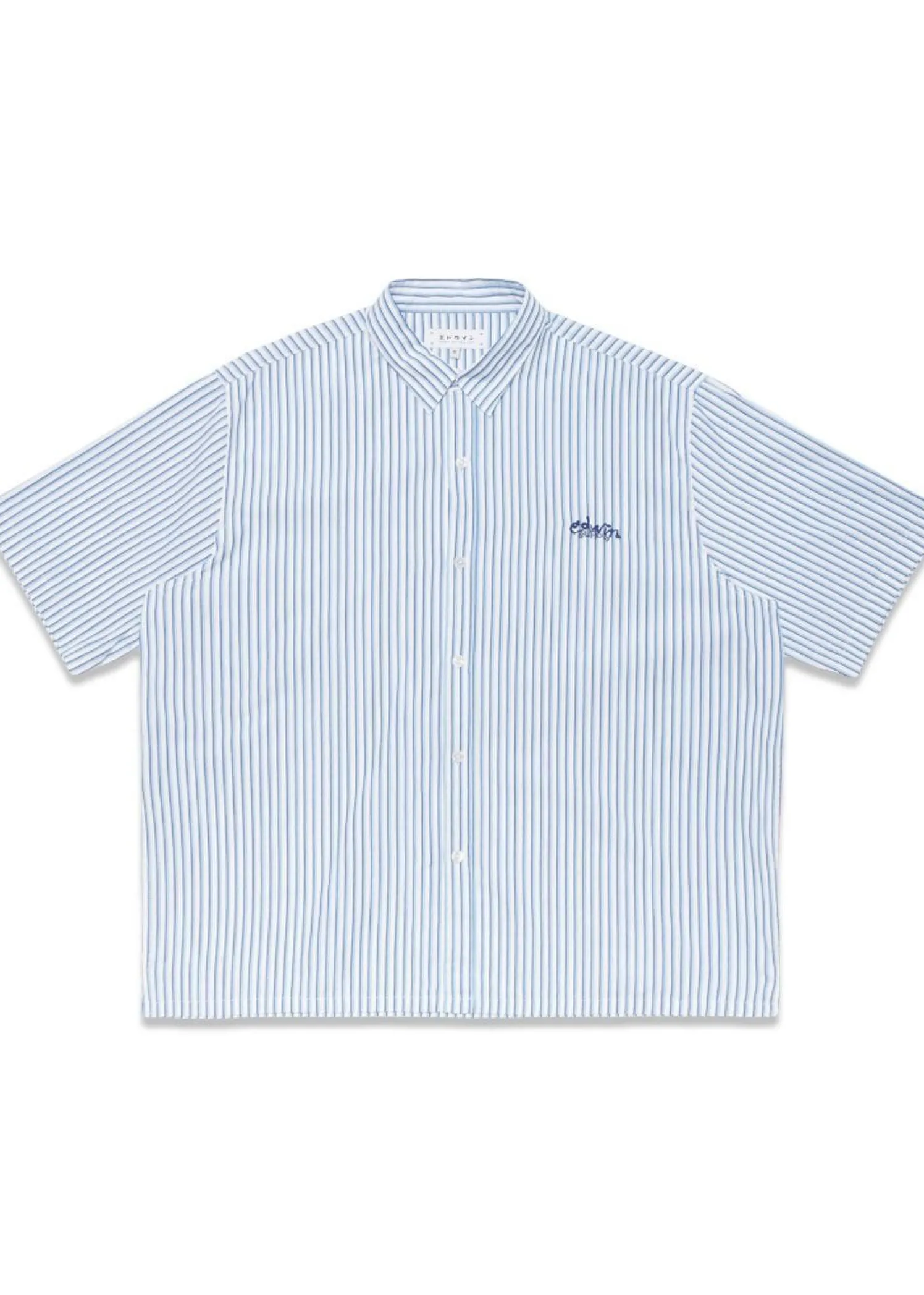 Edwin Toledo Shirt Ss-White/Blue
