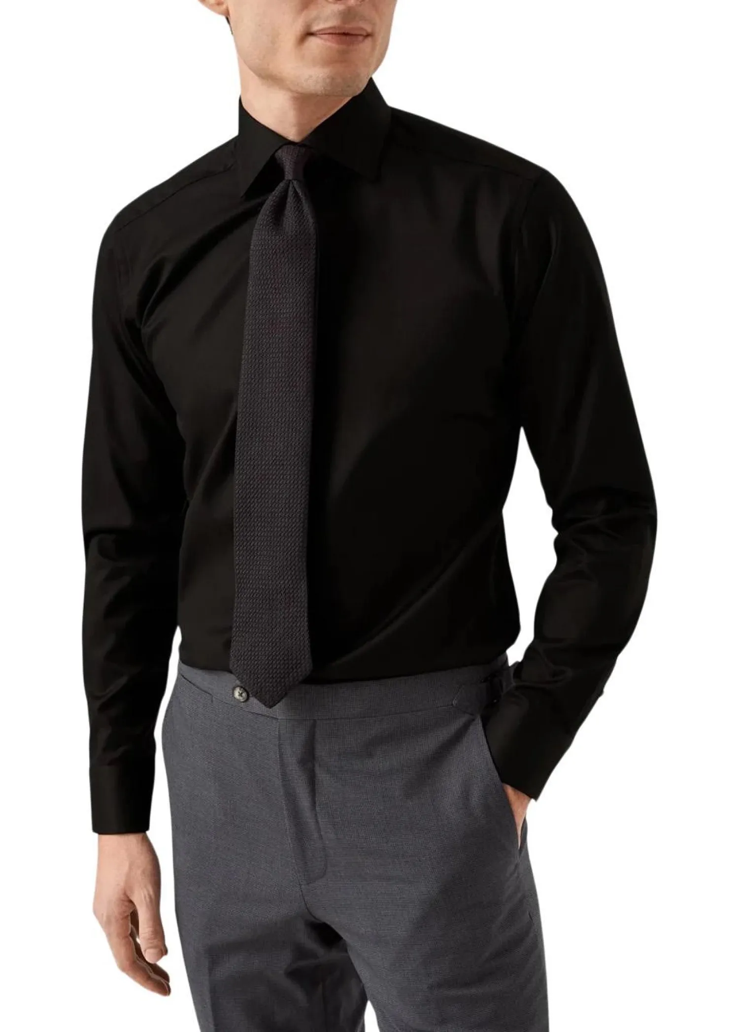 Eton Slim Fit Signature Twill Pointed