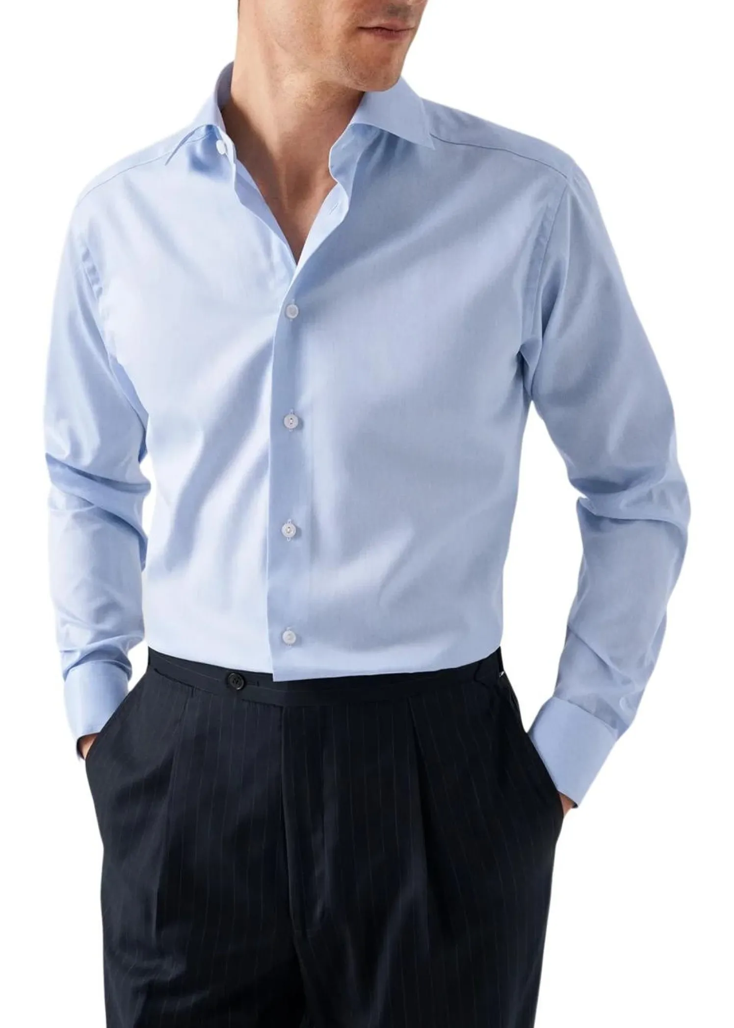 Eton Slim Fit Signature Twill Pointed