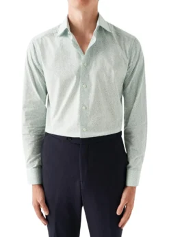Eton Slim Floral Print Shirt