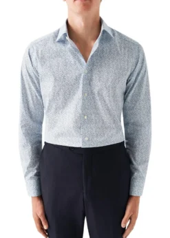 Eton Slim Floral Print Shirt