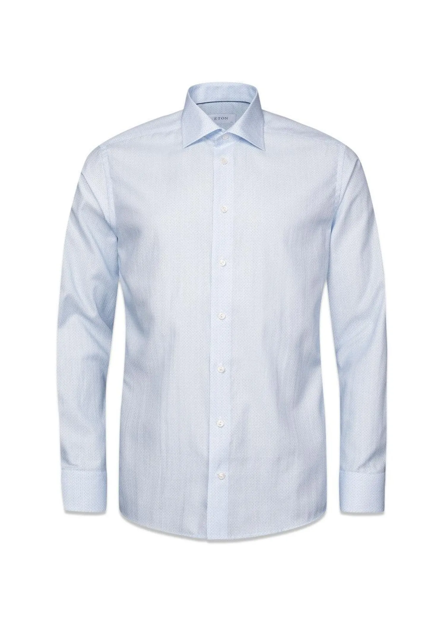Eton Slim Geometric Micro Print Twill Shirt