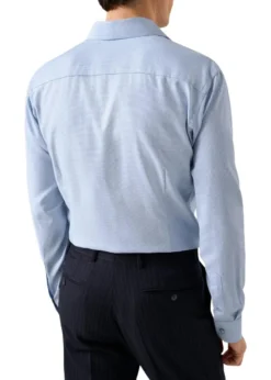 Eton Slim Semi Solid Effect Dobby Shirt