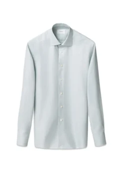 Eton Slim Semi Solid Signatrue Twill Shirt