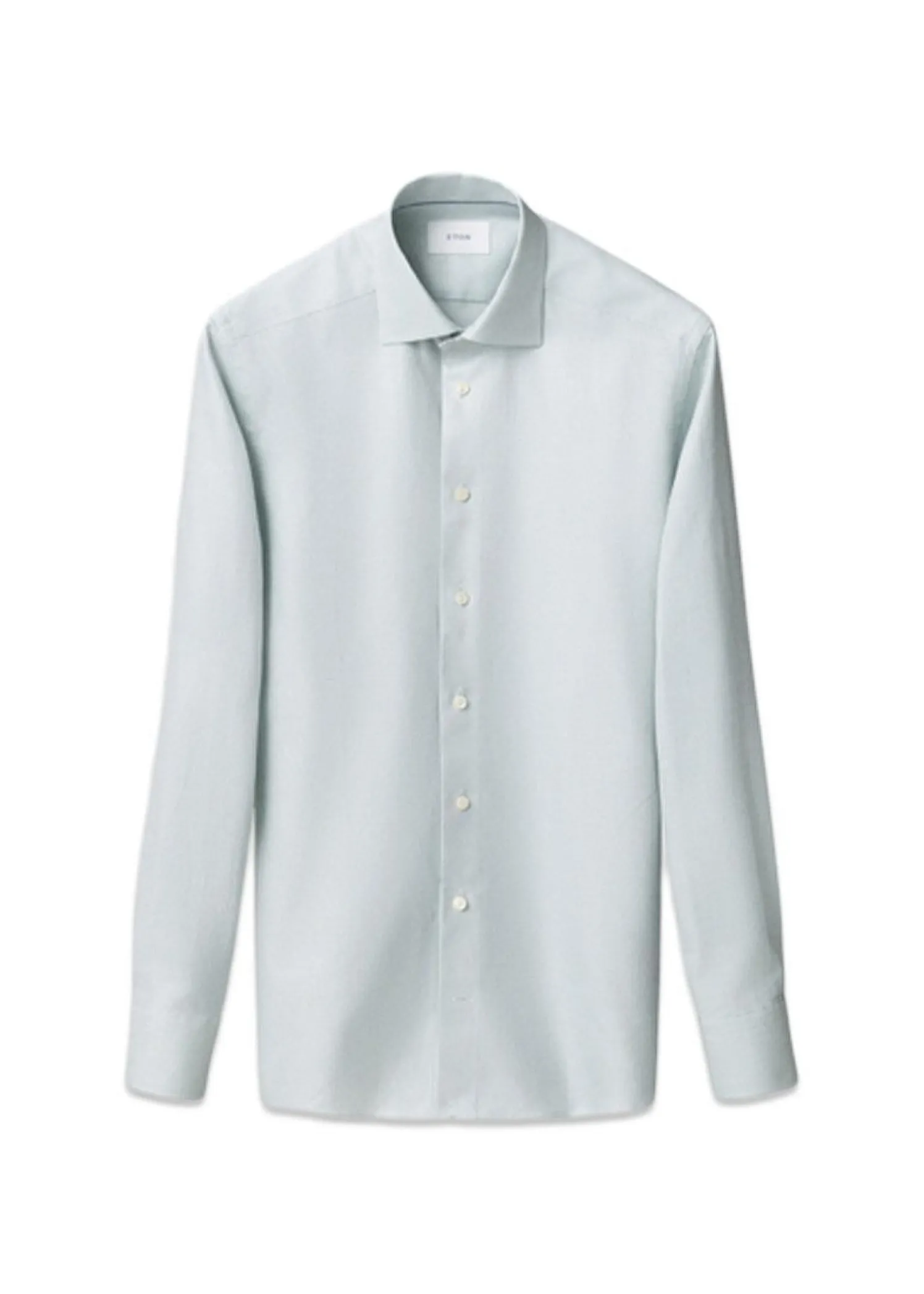 Eton Slim Semi Solid Signatrue Twill Shirt