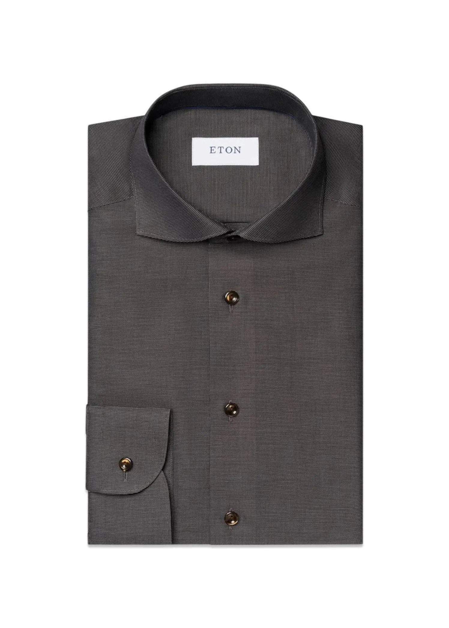Eton Slim Semi Solid Signature Dobby Shirt