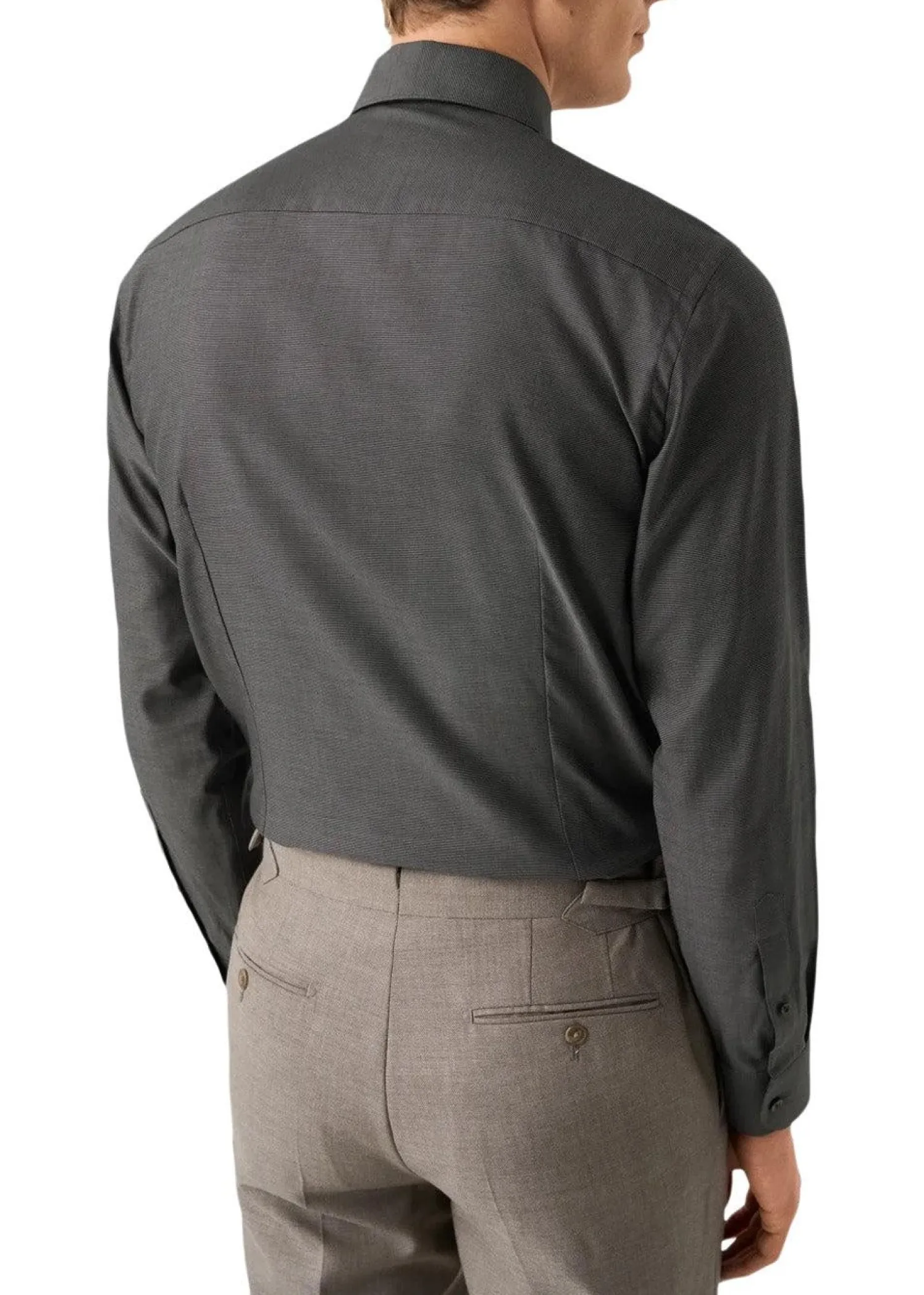 Eton Slim Semi Solid Signature Dobby Shirt