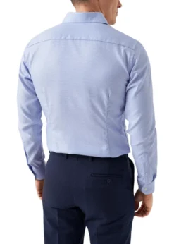 Eton Slim Textured Twill Shirt