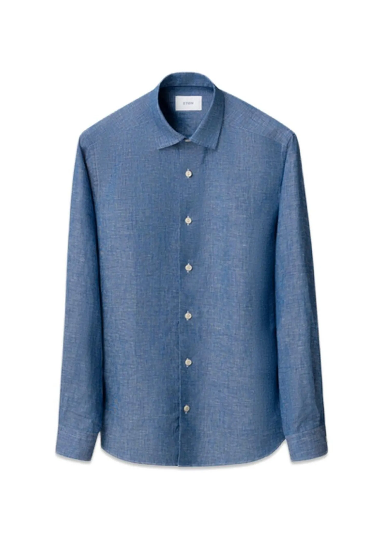 Eton Solid Linen Shirt