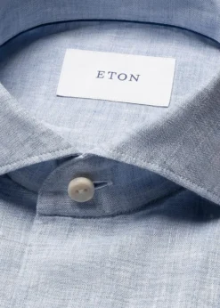 Eton Solid Linen Shirt