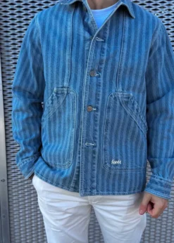 Forét BERRY DENIM OVERSHIRT