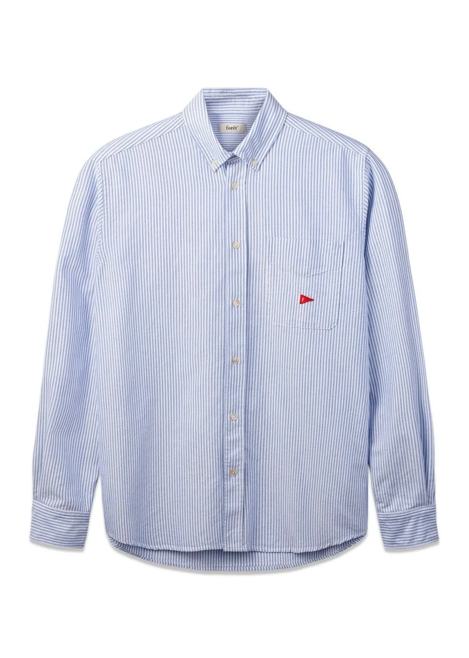 Forét FLAG REGULAR FIT POCKET OXFORD SHIRT