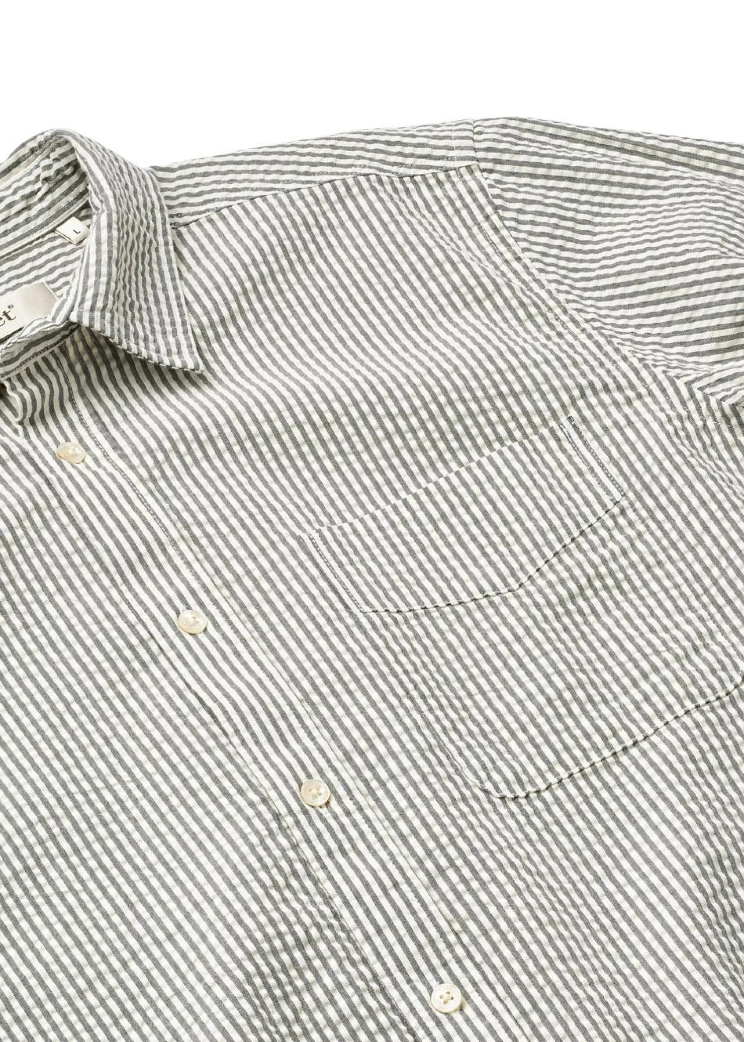 Forét MAPLE REGULAR FIT SEERSUCKER SHIRT