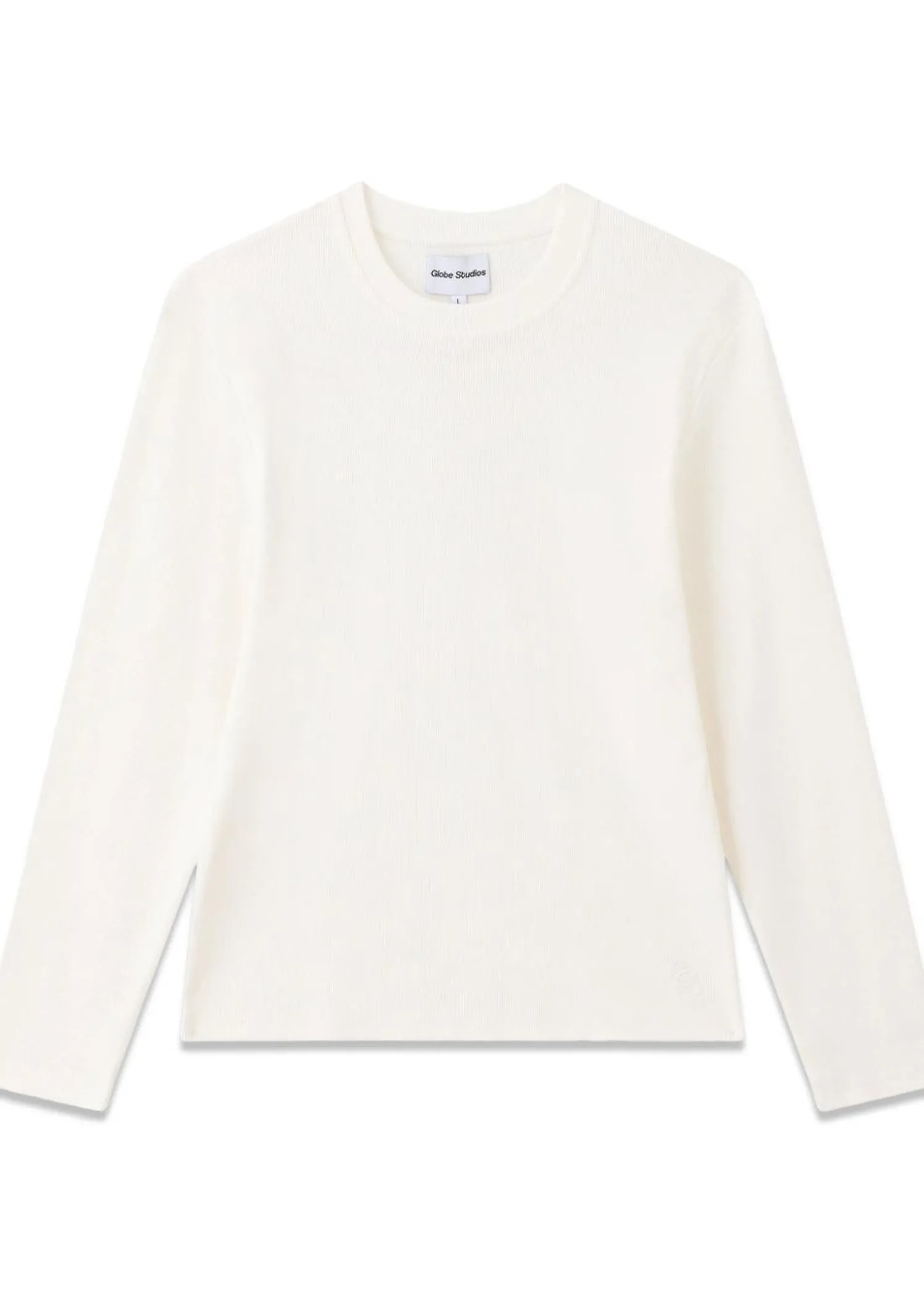 Globe Studios Rib Long Sleeve White