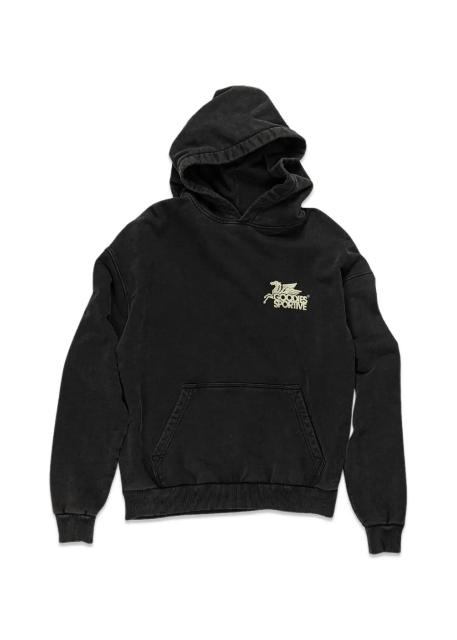 Goodies Sportive VINTAGE BLACK PEGASUS HOODIE