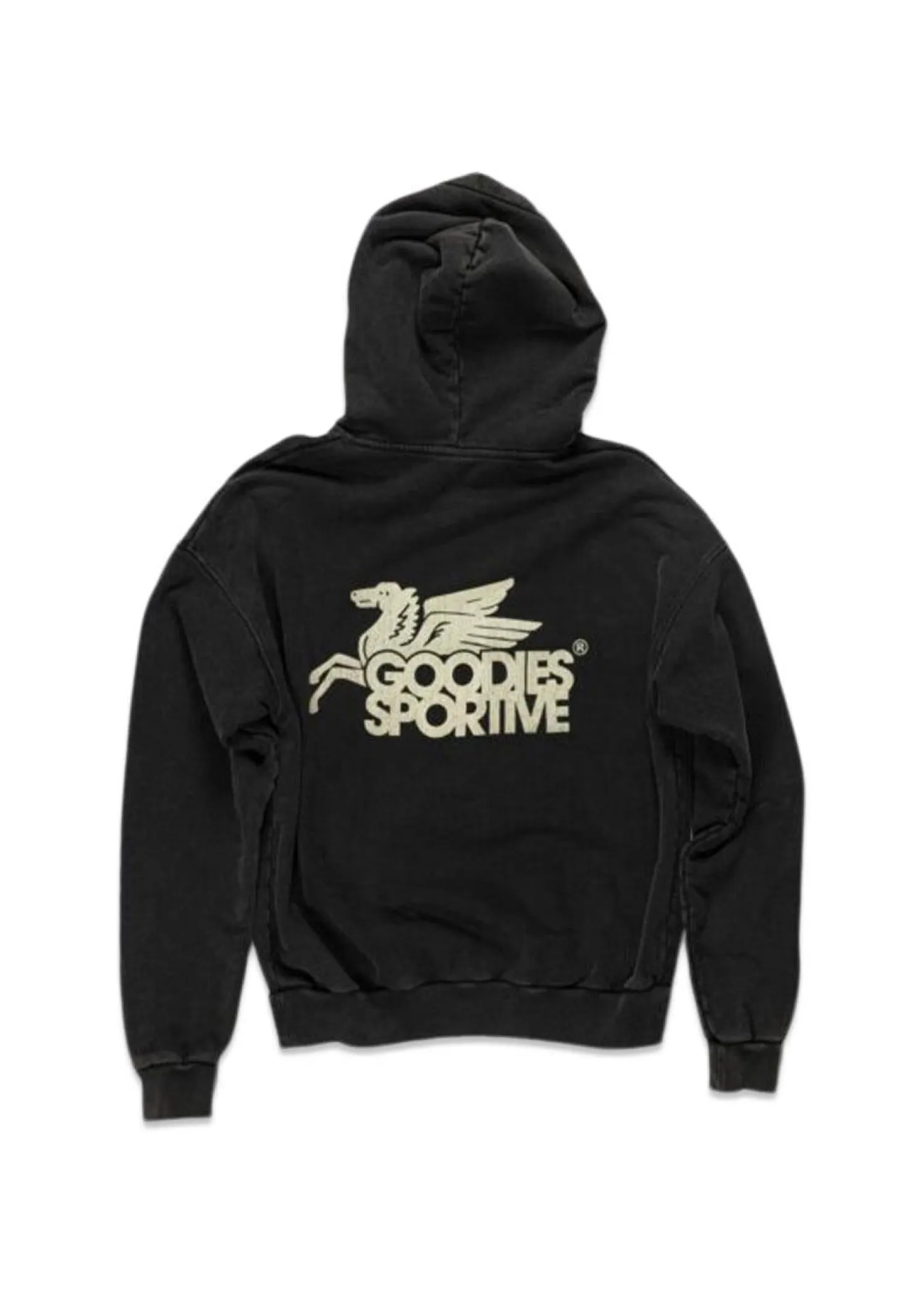 Goodies Sportive VINTAGE BLACK PEGASUS HOODIE