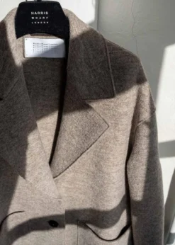Harris Wharf London GREATCOAT BOILED WOOL