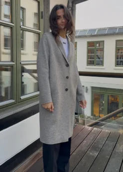 Harris Wharf London WOMEN OVERCOAT PRESSED WOOL