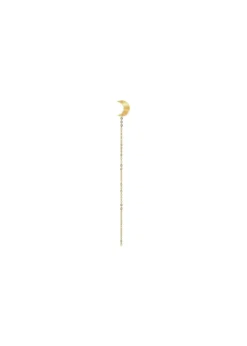 Jane Kønig Half Moon Chain Stud