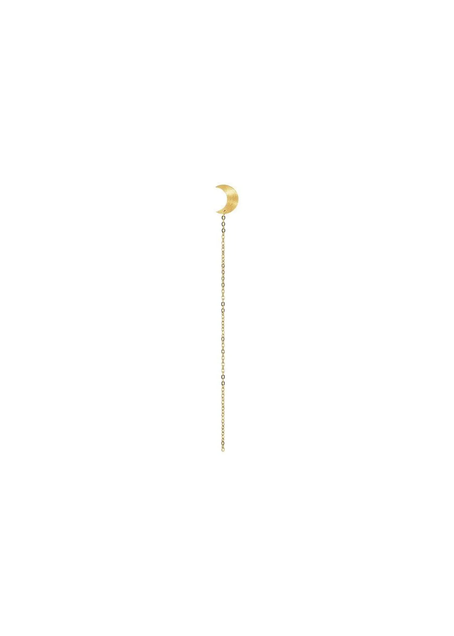 Jane Kønig Half Moon Chain Stud