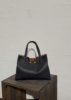 Marni Leather Trunkaroo Tote Handbag