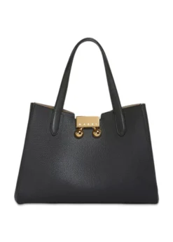 Marni Leather Trunkaroo Tote Handbag