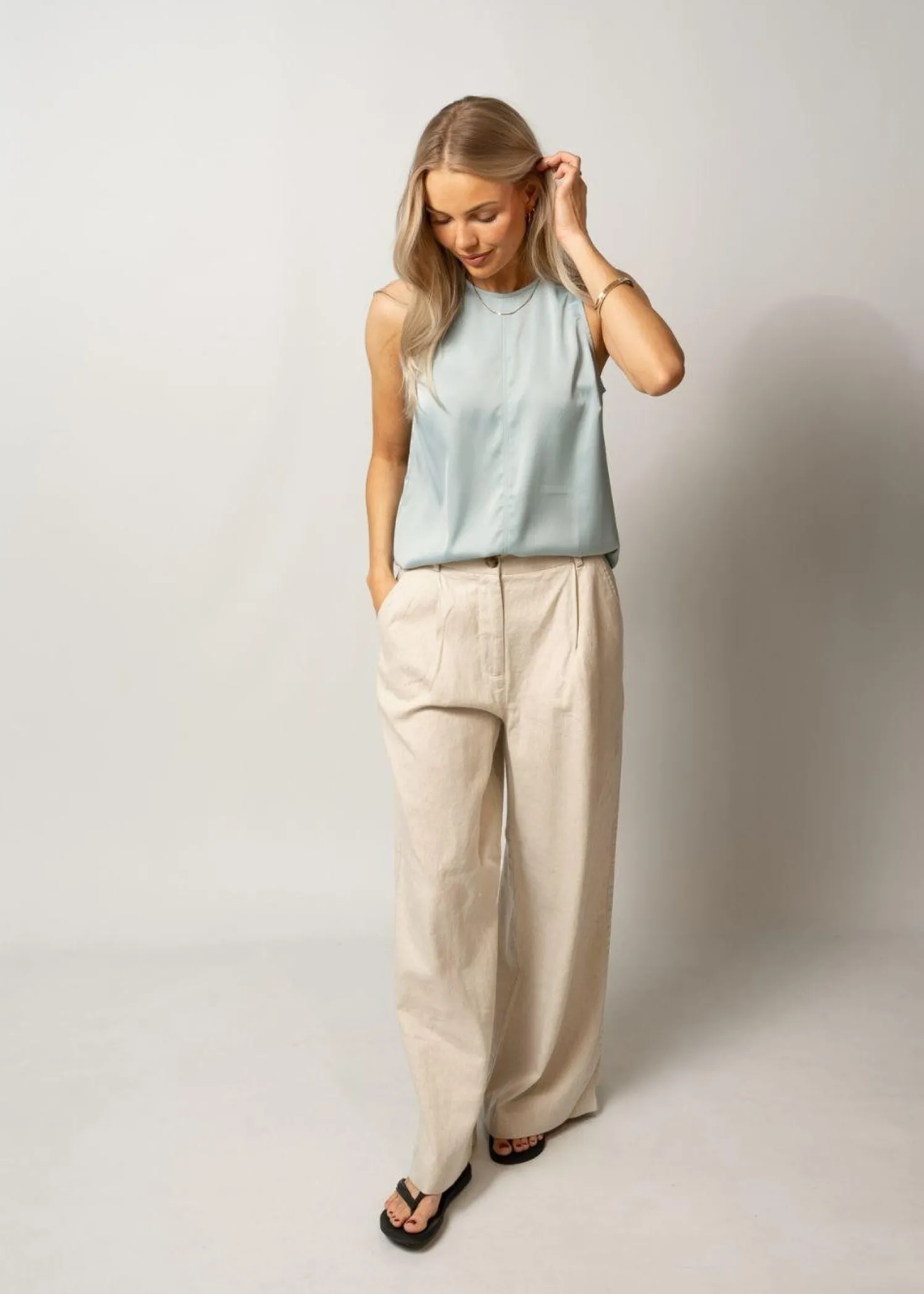 Modström Galemd linen wide pants