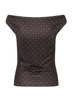 Modström Himamd print off-shoulder top
