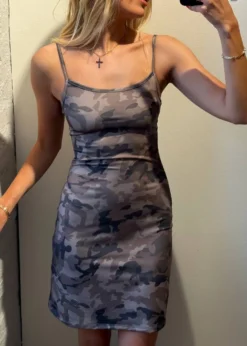 Modström Himamd print strap dress