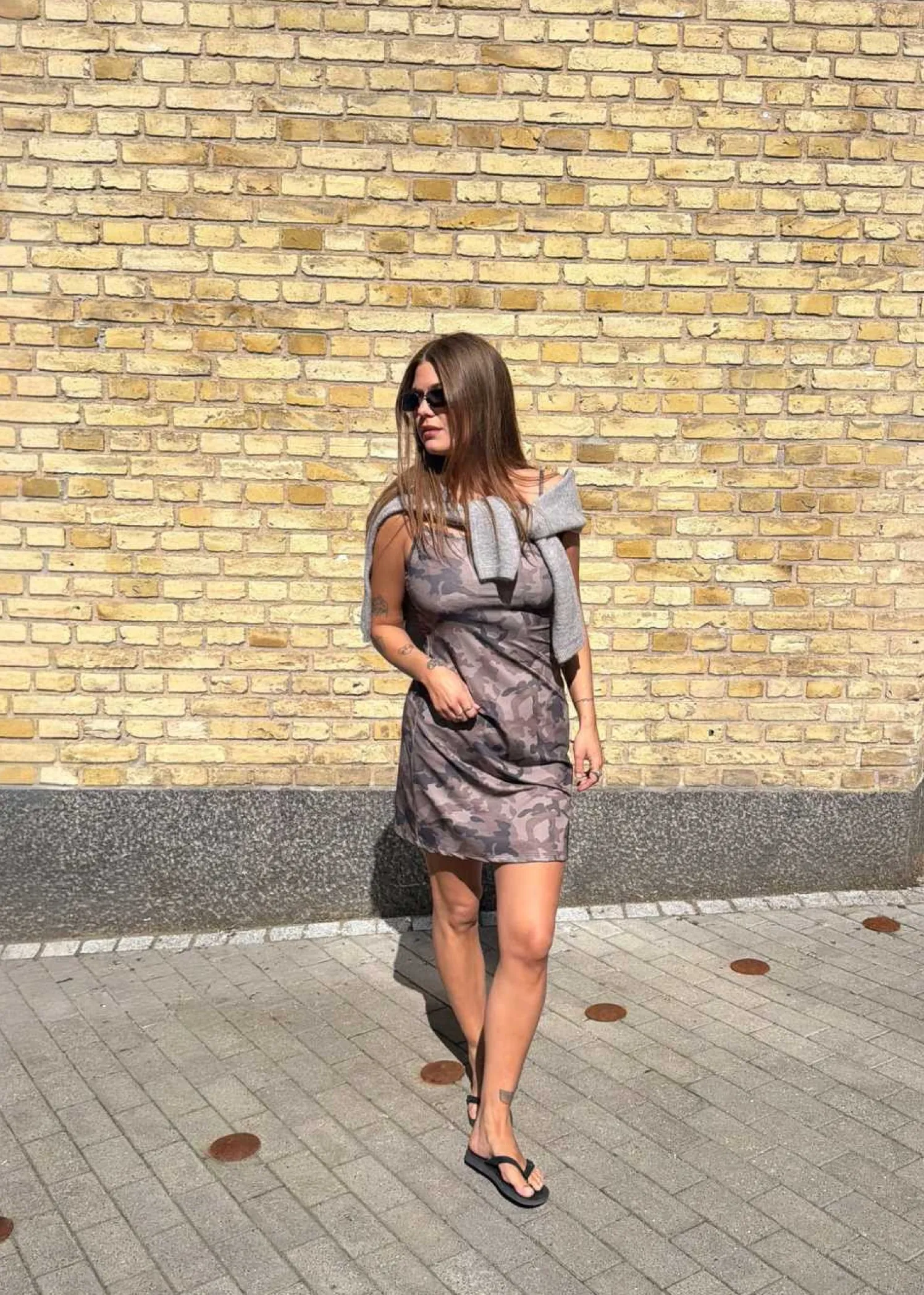 Modström Himamd print strap dress
