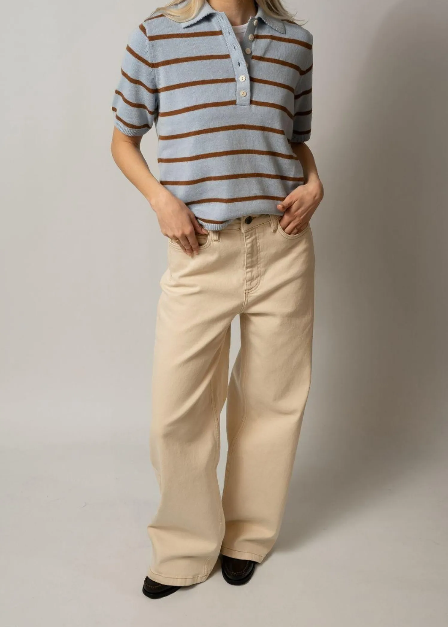 Modström Malvamd SS stripe polo
