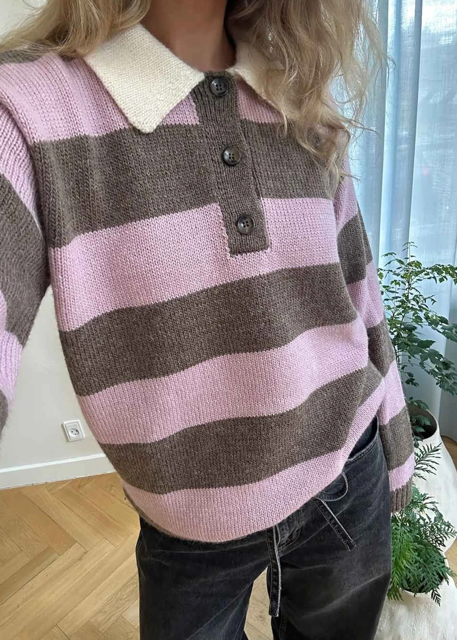 Modström Pelhammd stripe polo