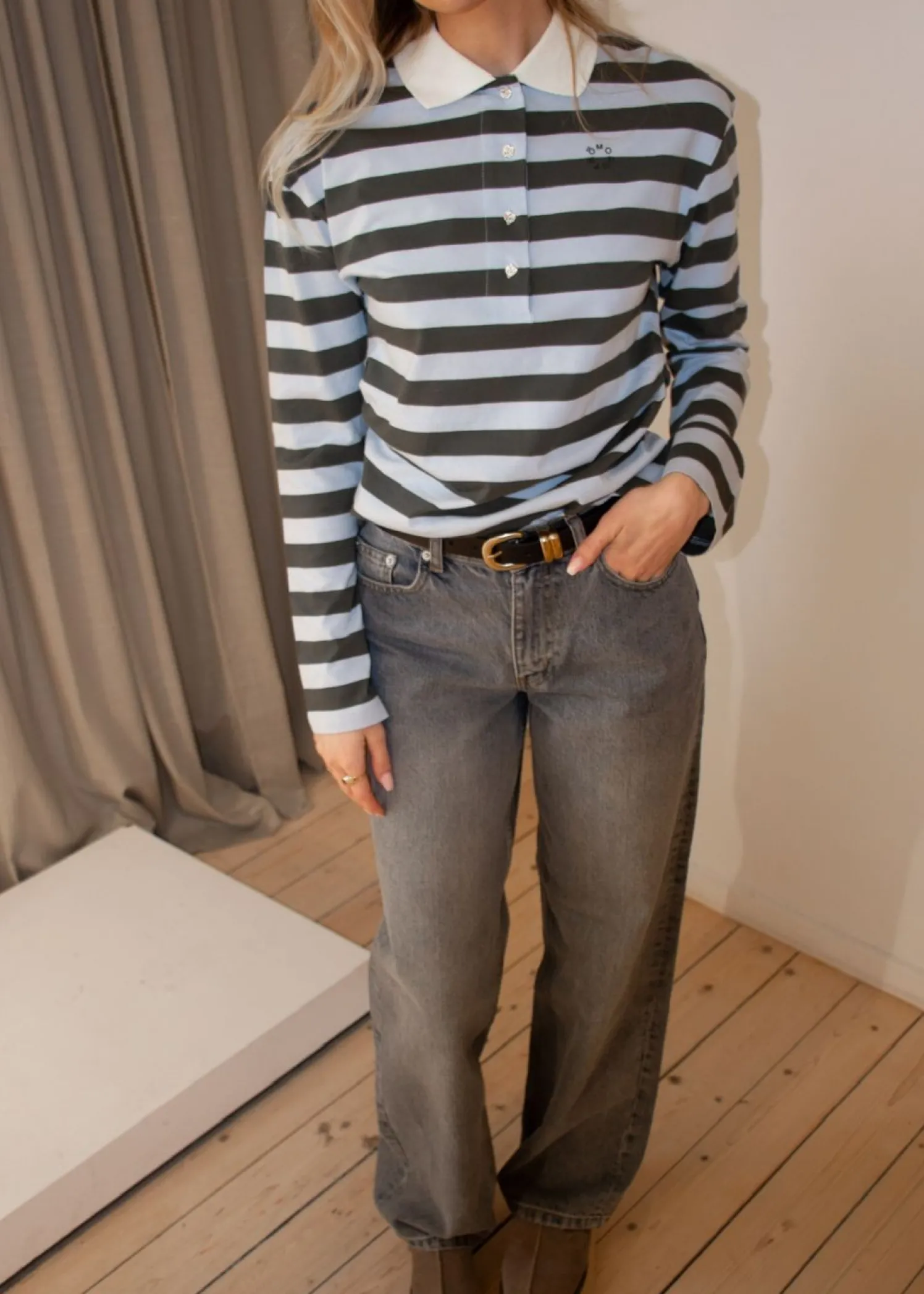 Modström Stetsonmd LS stripe polo