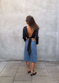 Modström Tailormd print LS top