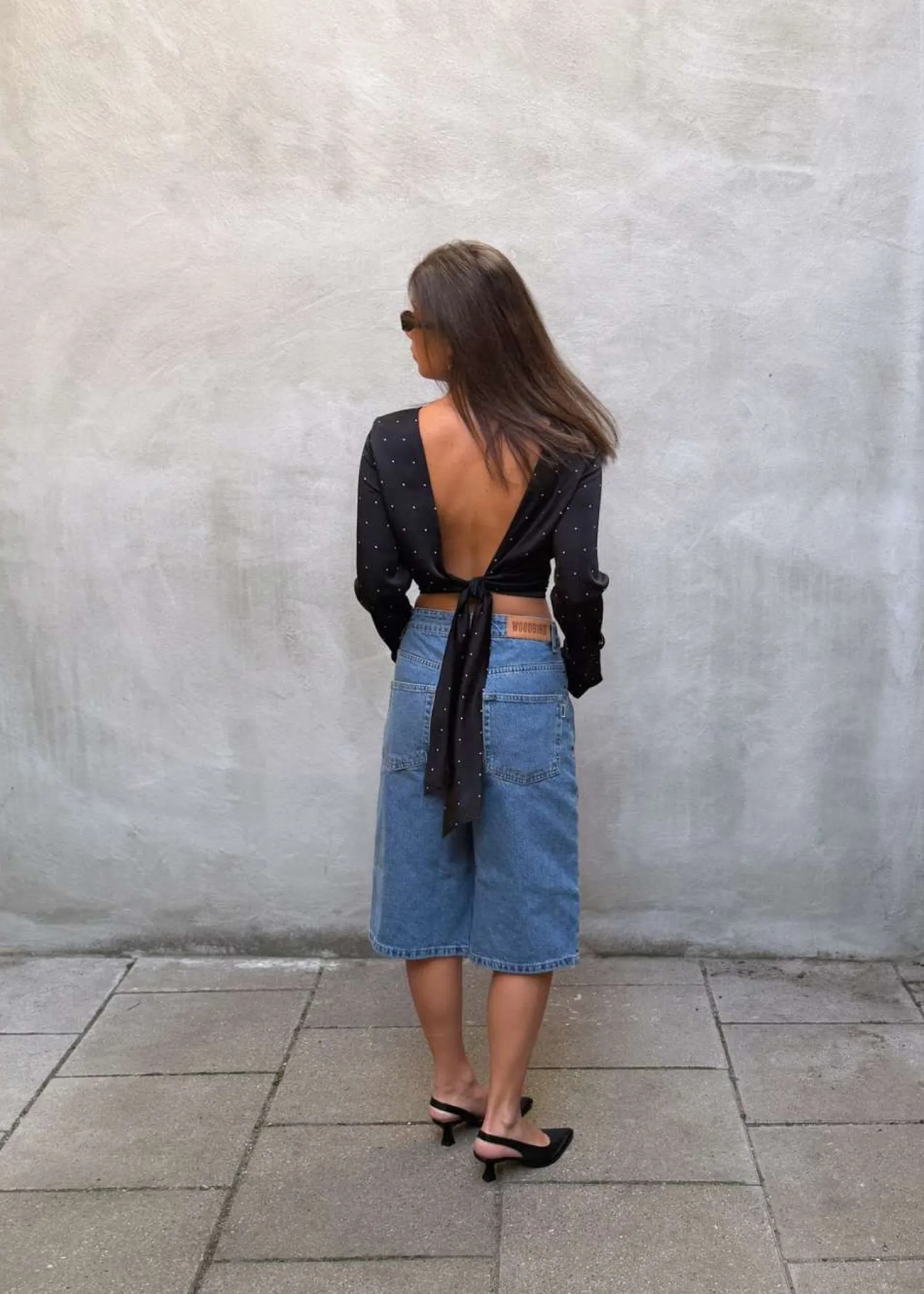 Modström Tailormd print LS top