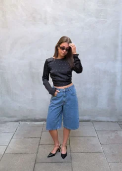 Modström Tailormd print LS top