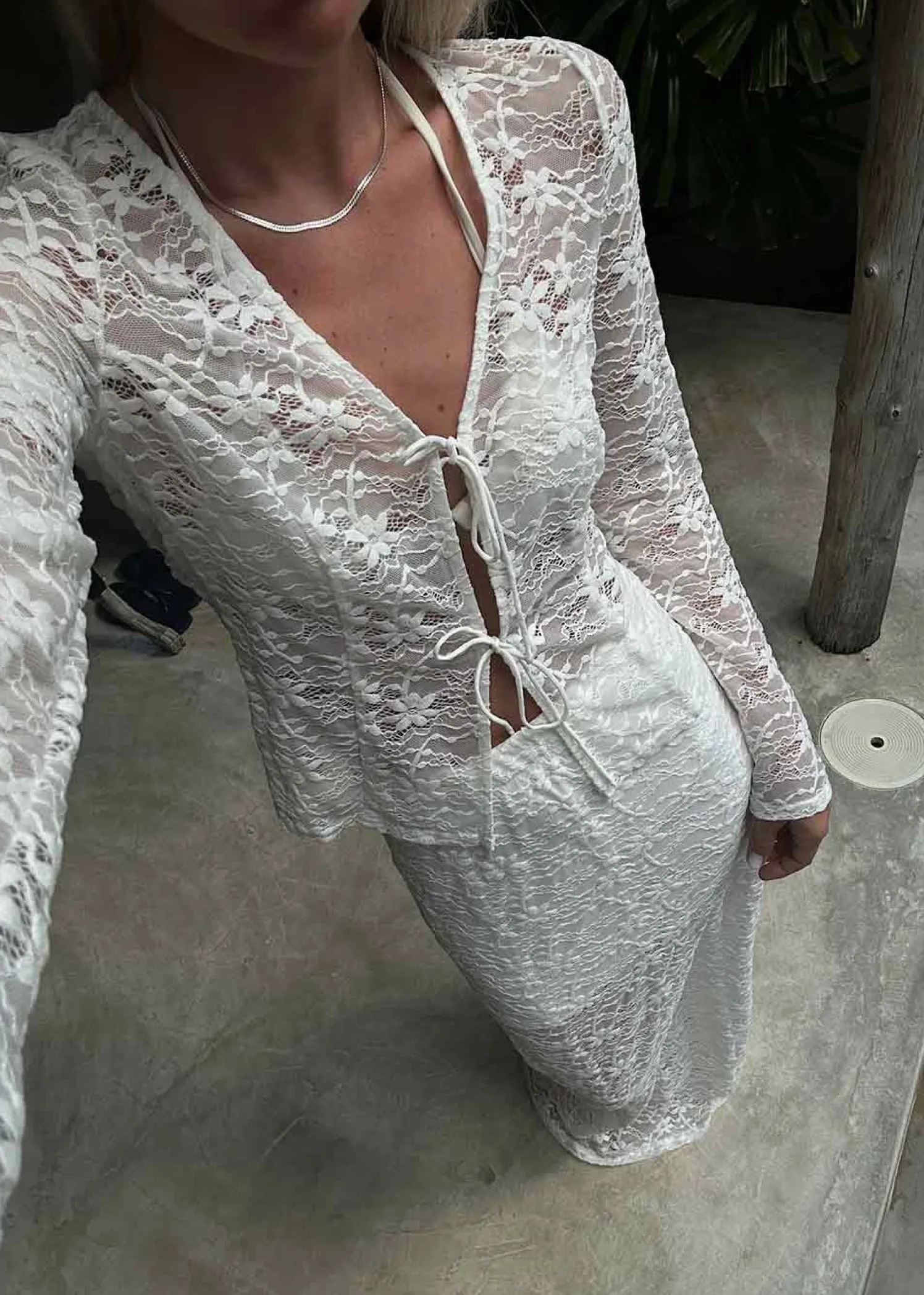 Modström TildeMD ls lace top