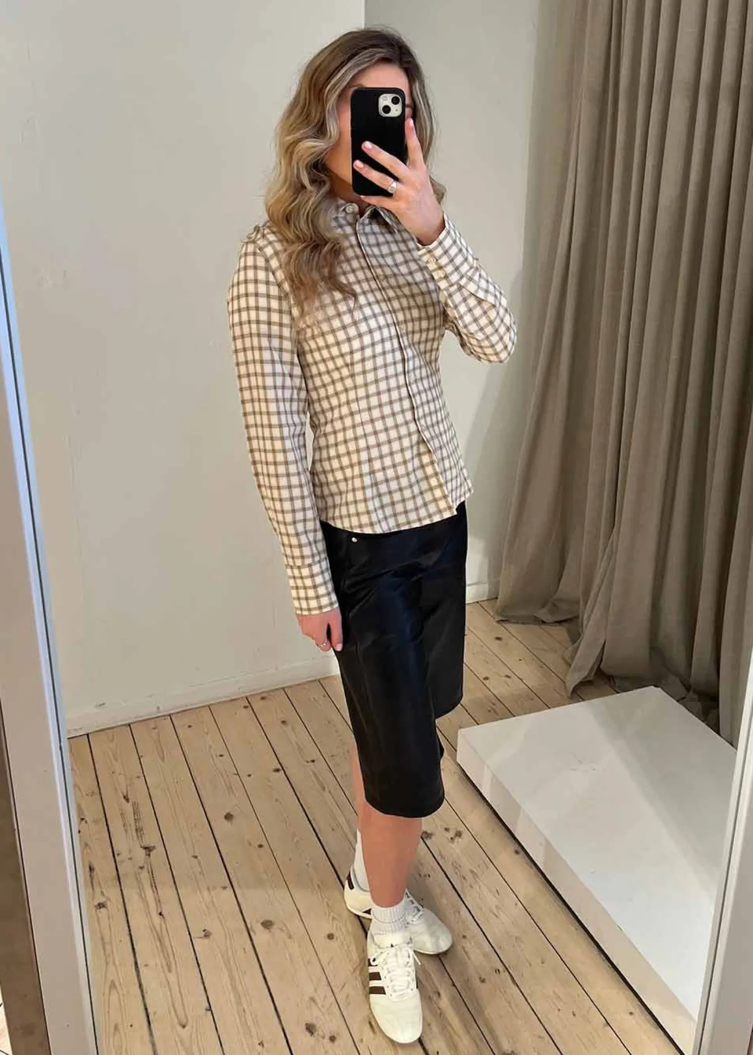 Modström Tottiemd check shirt