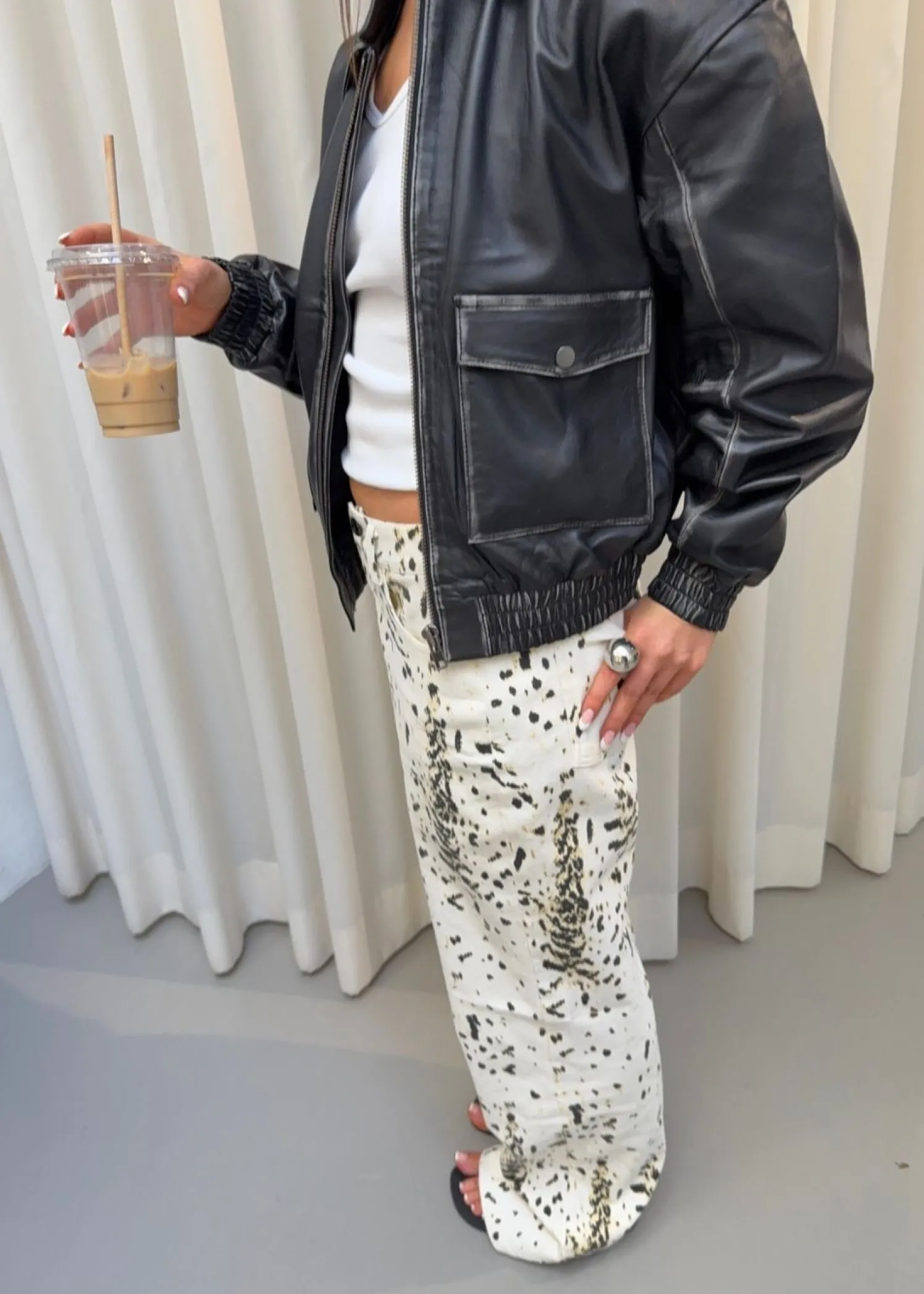 Modström Ulianamd print jeans