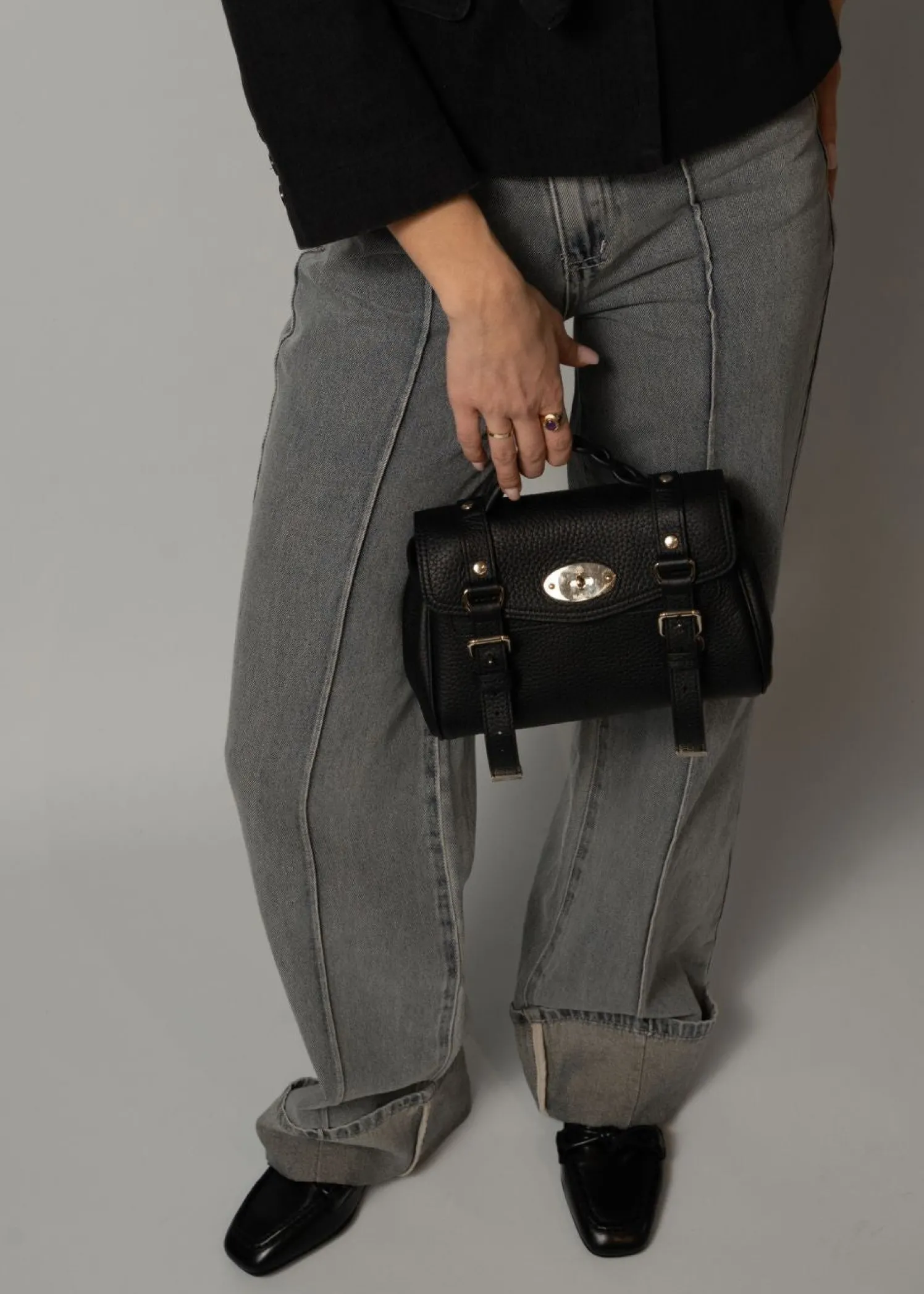 Mulberry Mini Alexa Heavy Grain