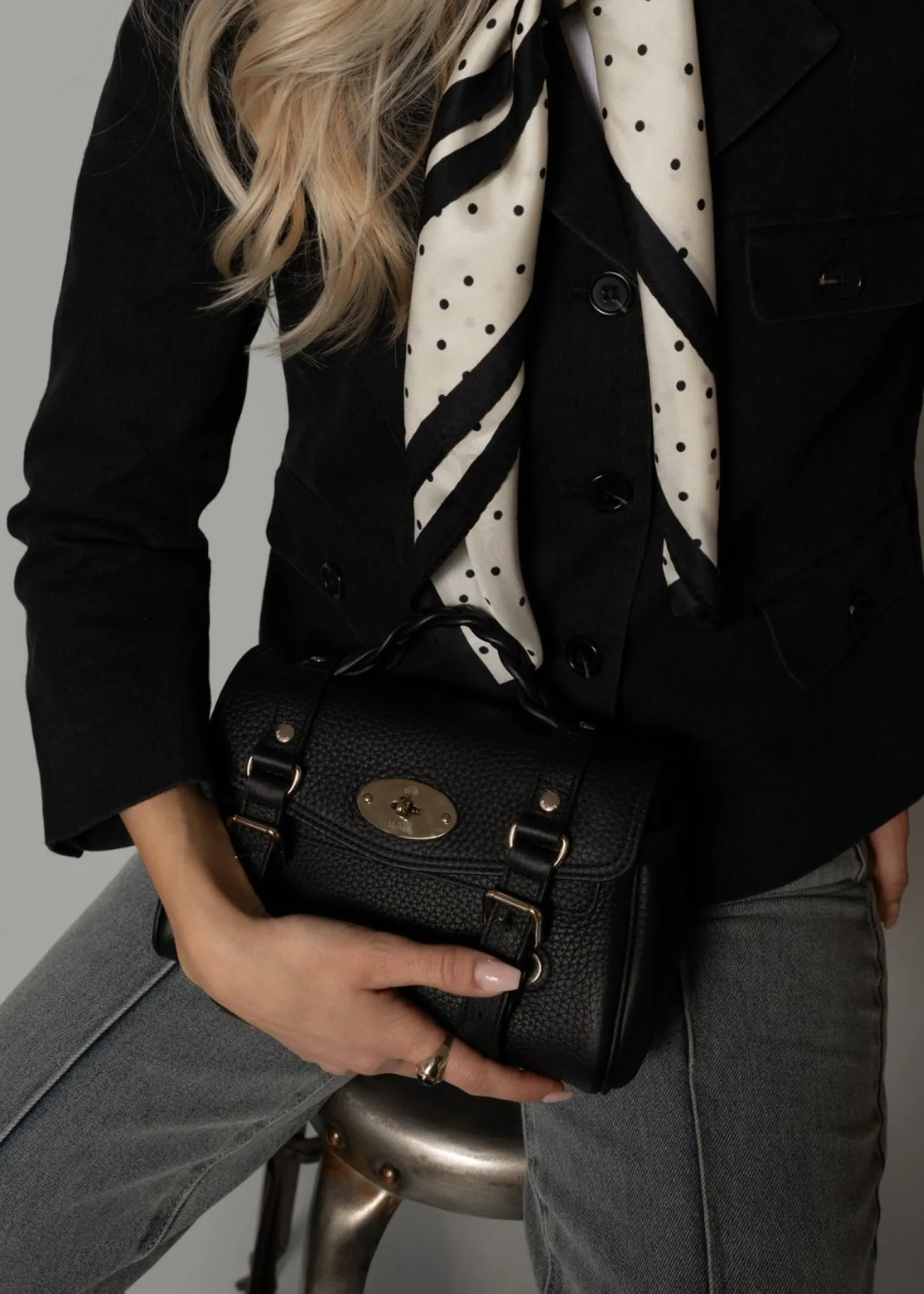 Mulberry Mini Alexa Heavy Grain