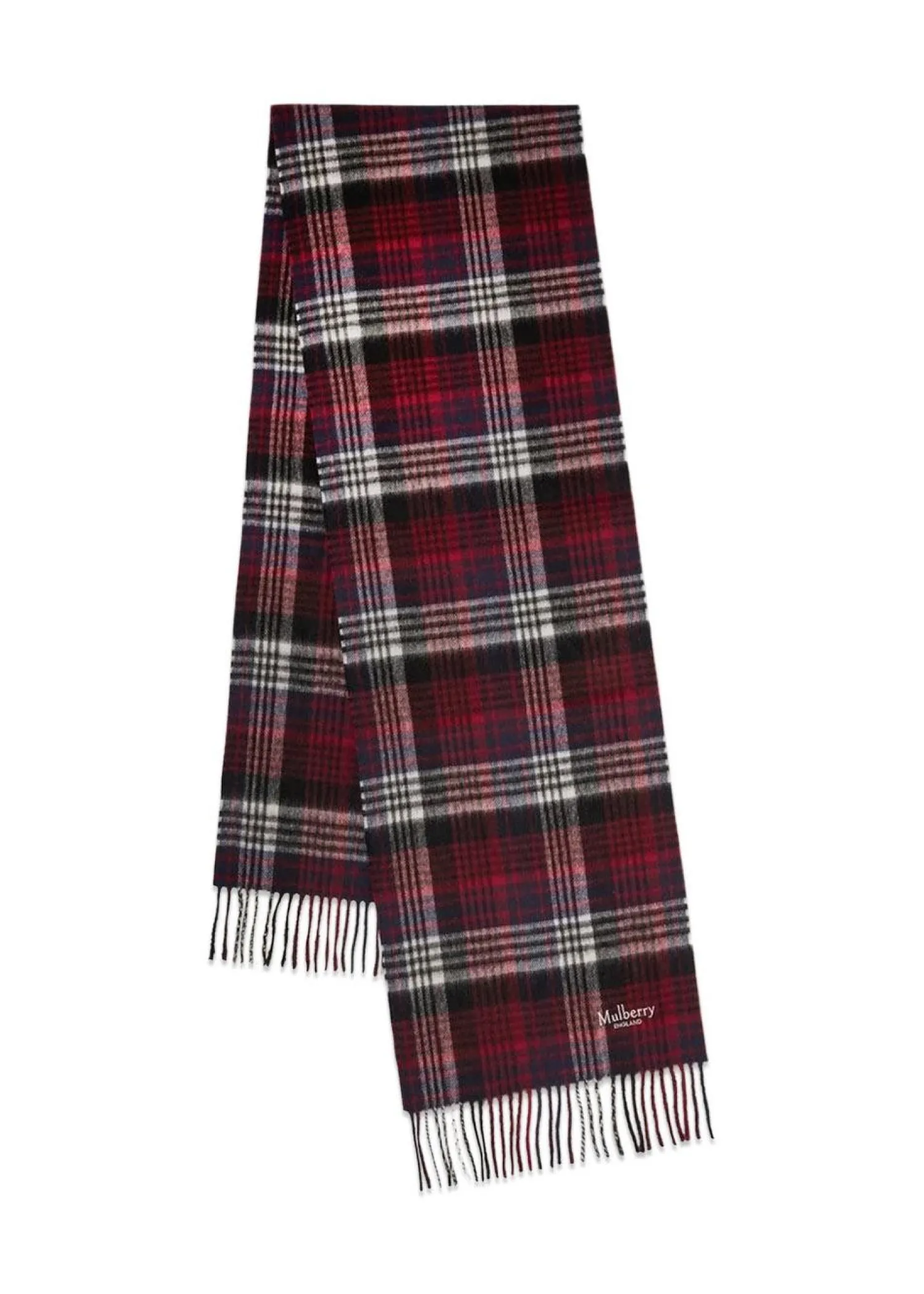 Mulberry Mulberry Heritage Check Scarf
