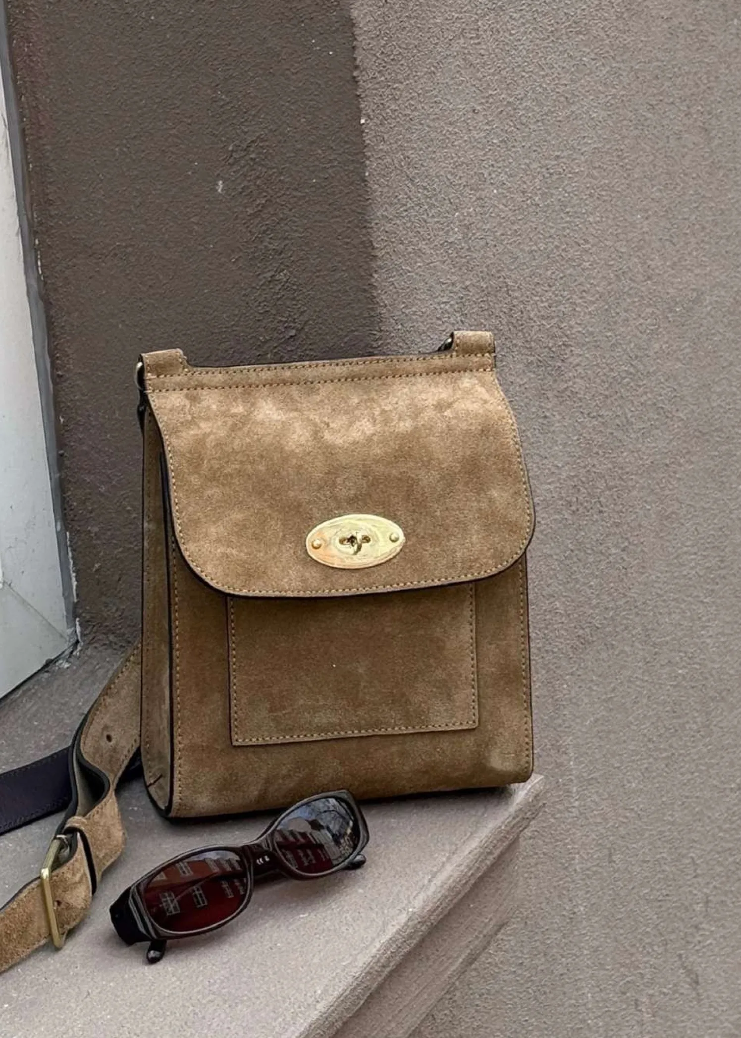 Mulberry Small Antony N Suede